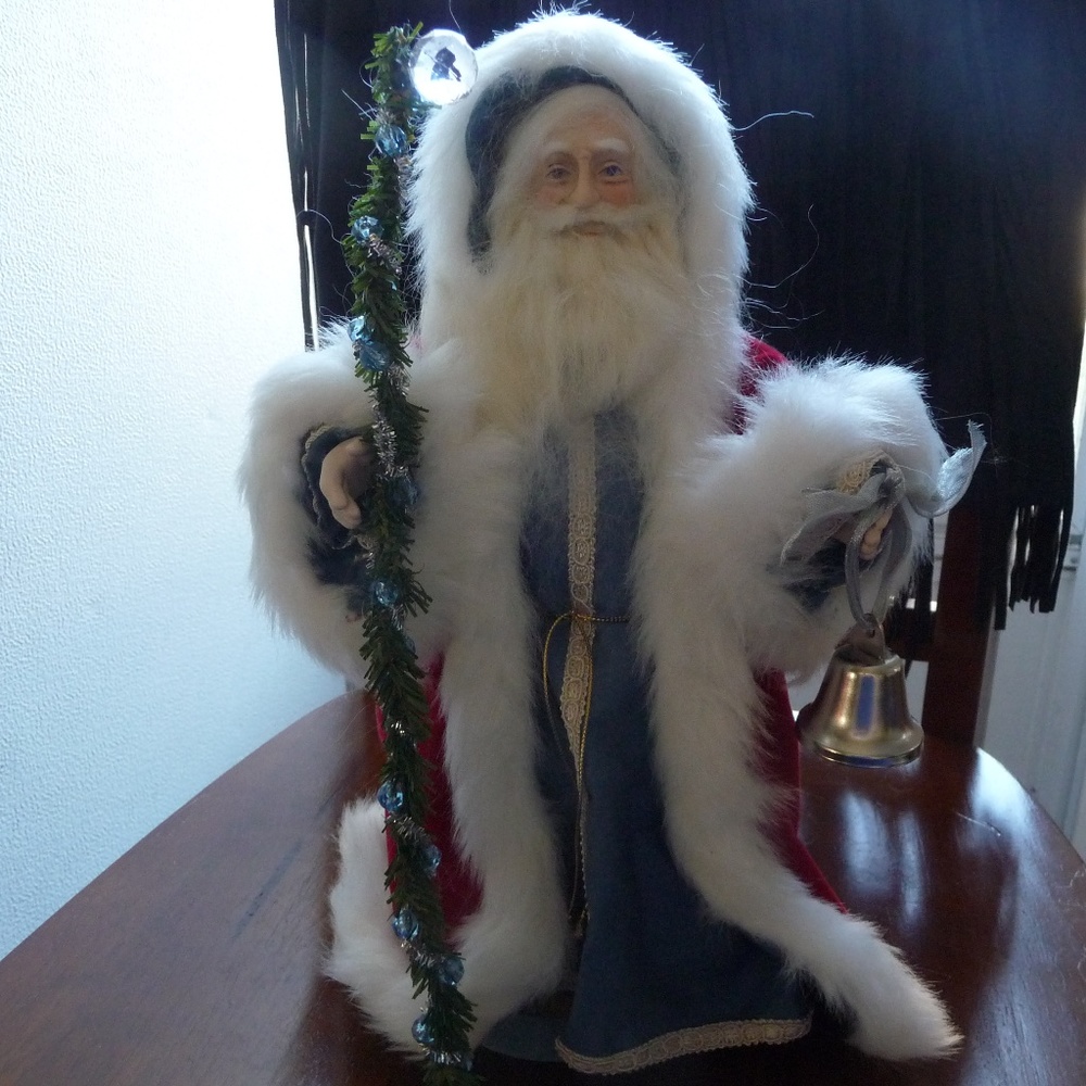 Santa in Red with Bell